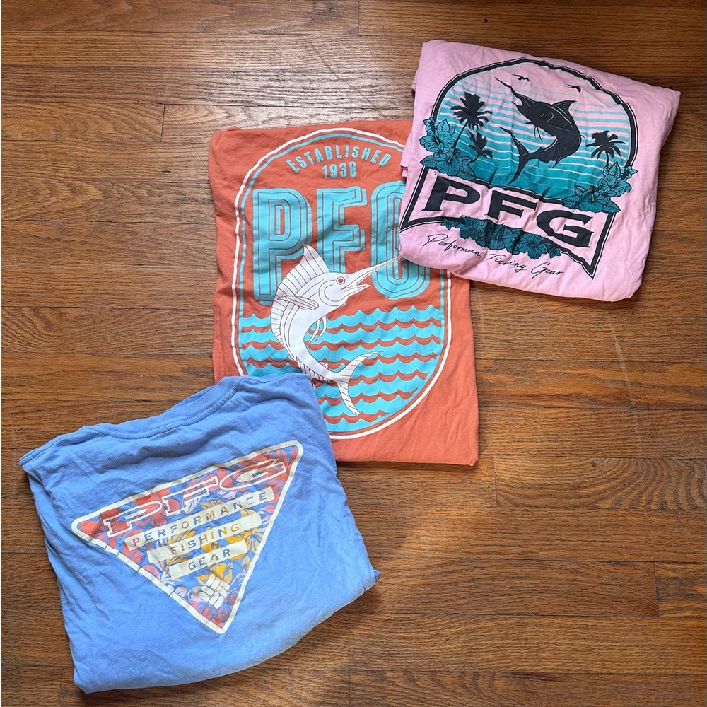 Men’s Columbia PFG Graphic T-Shirts Set